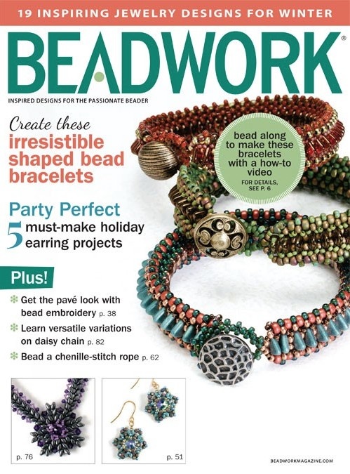 Magazines & Books Beadwork - 2014 12 Dec. / Jan. 2015