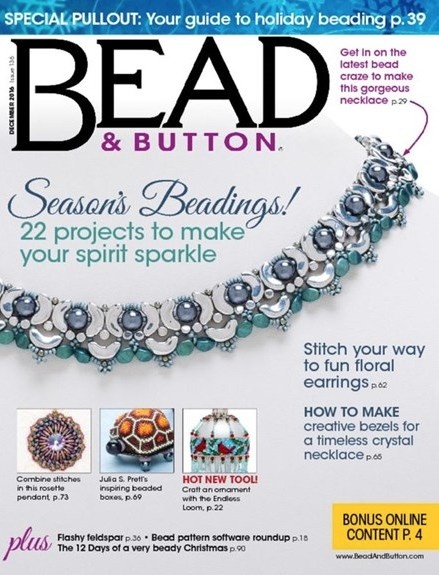 Magazines & Books Bead & Button - 2016 12 December