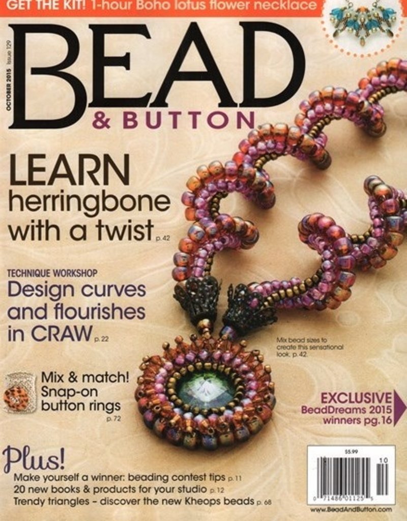 Magazines & Books Bead & Button-2015 10 October