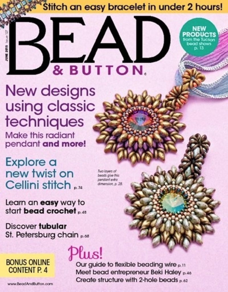 Magazines & Books Bead & Button-2015 06 June