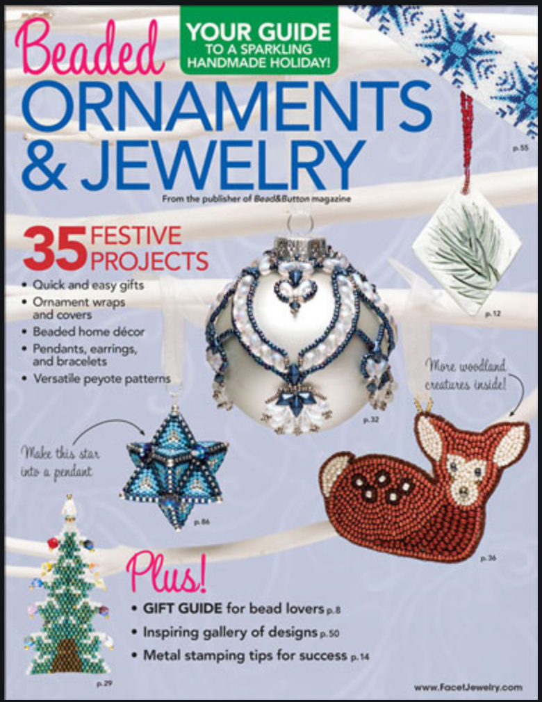 Magazines & Books Bead & Button - 2017 Beaded Ornaments & Jewelry