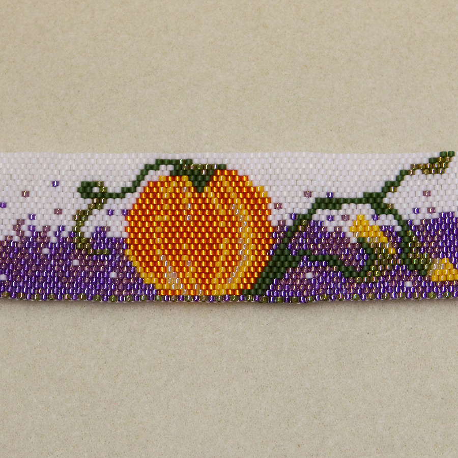 Classes 10/25 1-4pm Pumpkin Patch Bracelet Instruction - Linda Fabbro