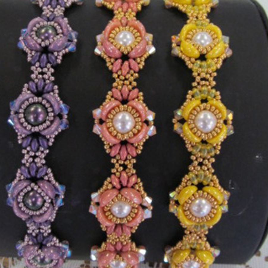 Classes 07/24 1-4pm Blooming Buds Bracelet Instruction