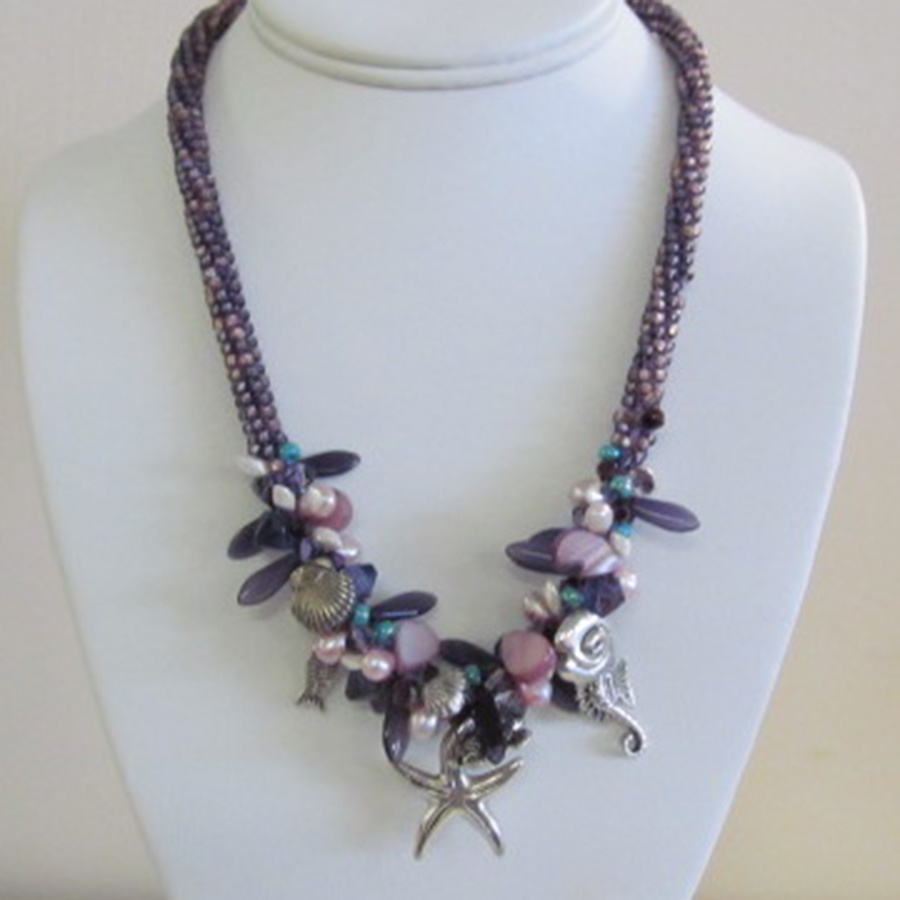 6/22 6-9pm Under the Sea Necklace Instruction - Gail Bloom