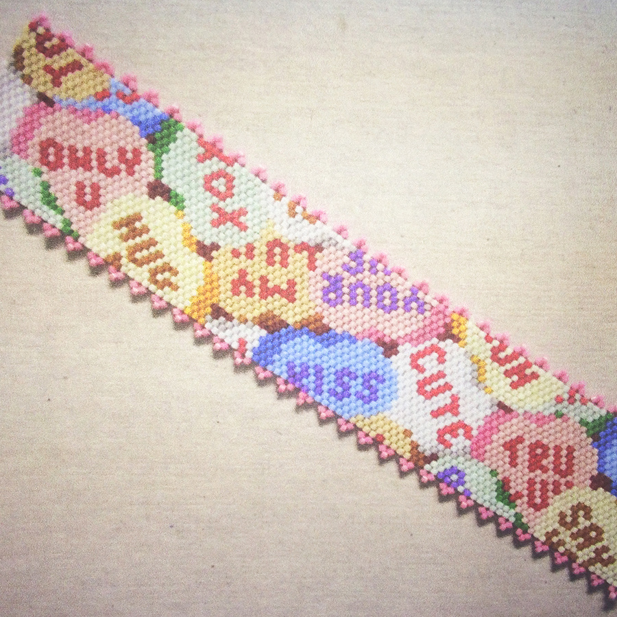 Classes 01/25 1-4pm Candy Hearts Bracelet Instruction - Linda Fabbro