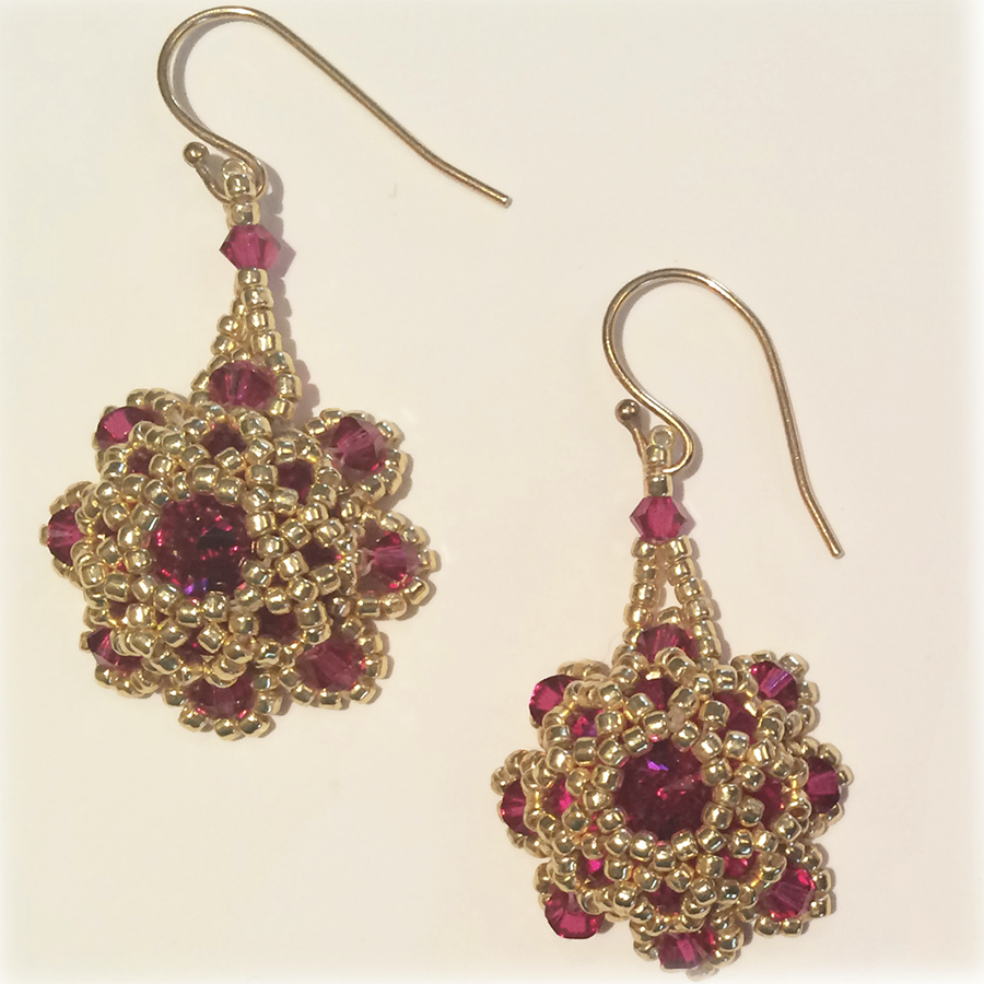 Store Kits - SF Cathedral Flowers Earrings Kit
