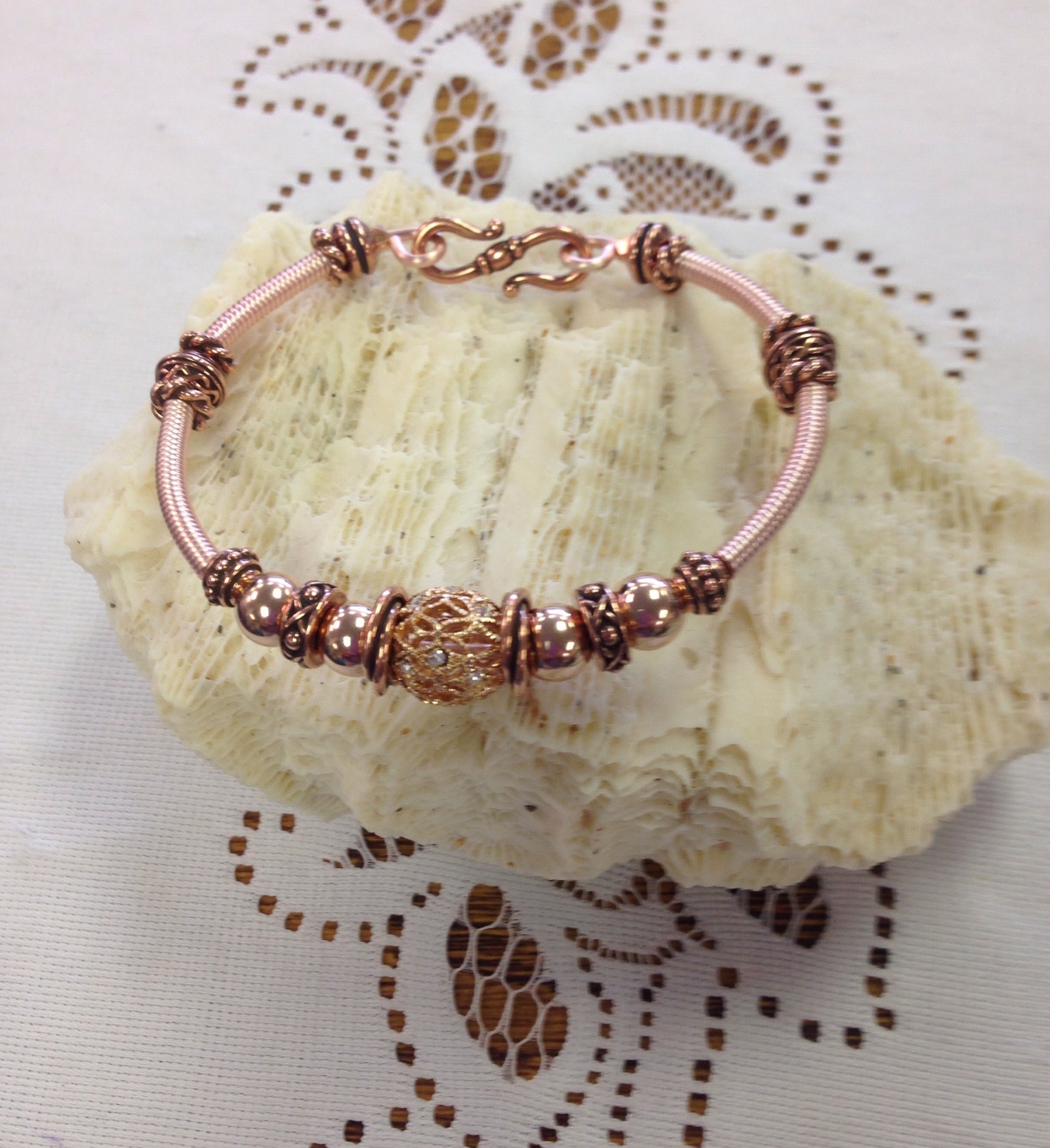 Classes 04/27 6-9pm Coiled Bangle Bracelet Instruction - Pat Kohler