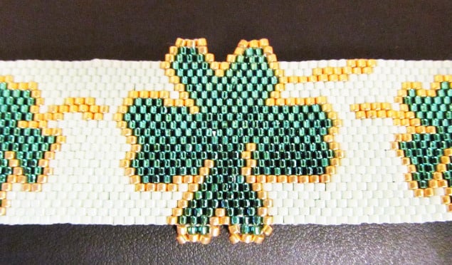 Classes 03/01 1-4pm  Shamrock Bracelet Class Instruction Linda Fabbro