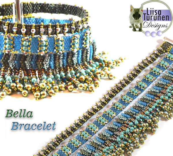 Classes 08/14 11am-5pm Bella Bracelet Class & Webinar - Liisa Turunen