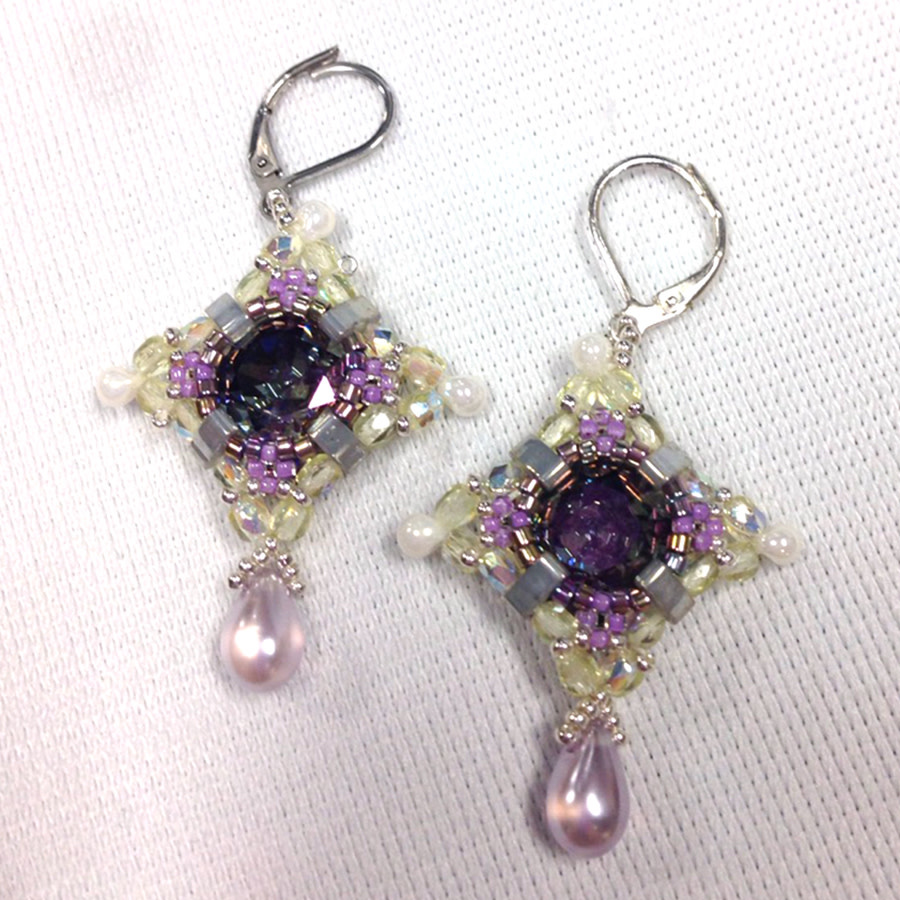 Store Kits 05/241-4pm Regal Renaissance Earrings Class Kit - Jane Garcia