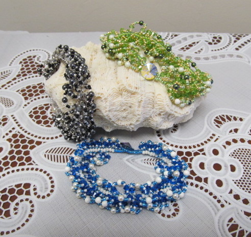 Classes 09/24 1-4pm Twist Of Sparkle Bracelet Instruction - Karen Ebert