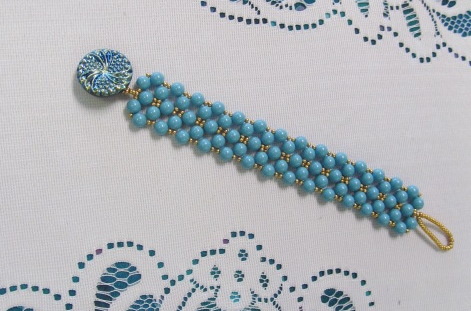09/12 1-4pm BBS - Round Beaded Bracelet Kit -