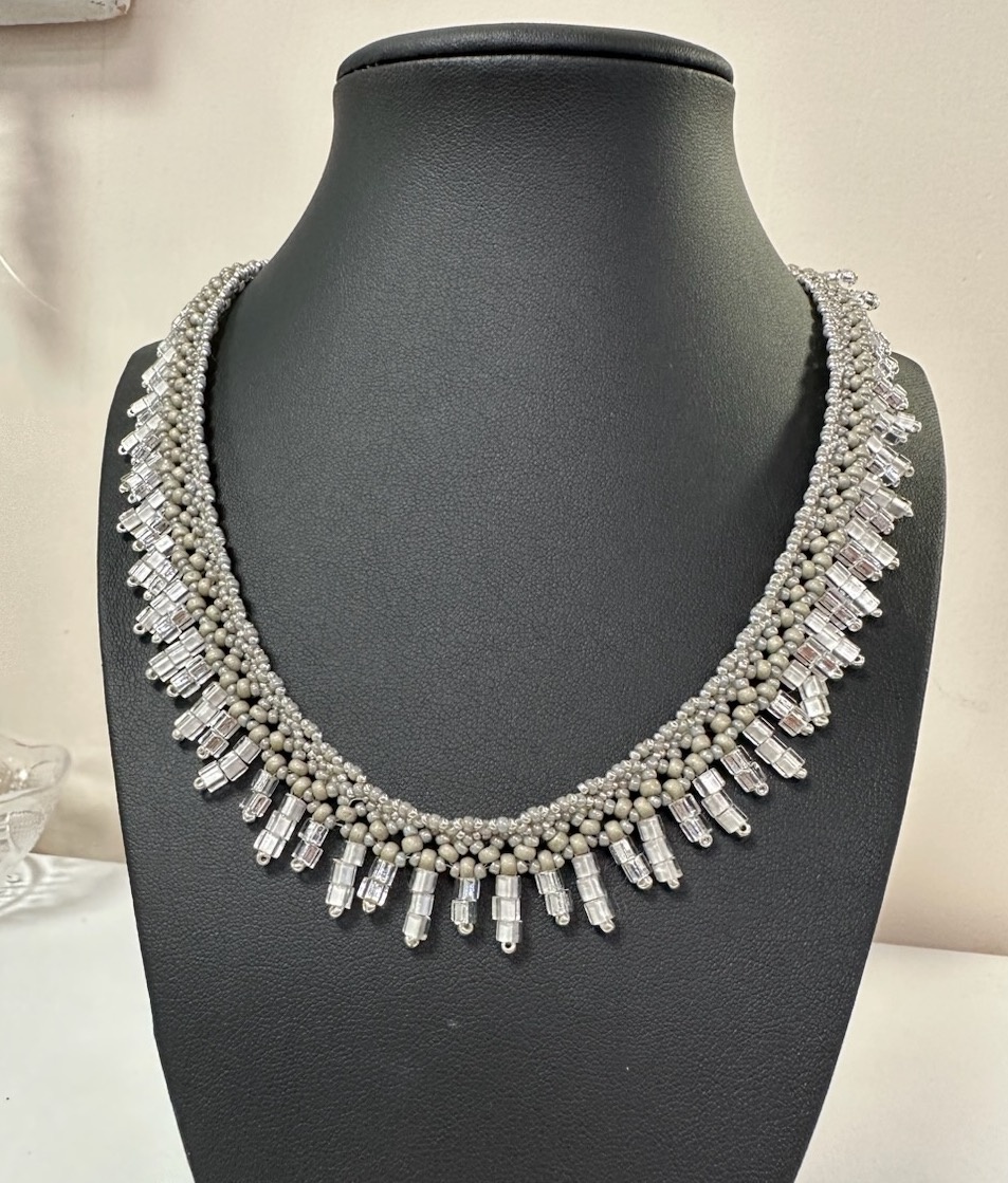 08/25 1-4pm Shades Of Bonnie Necklace Instruction - Jane Garcia