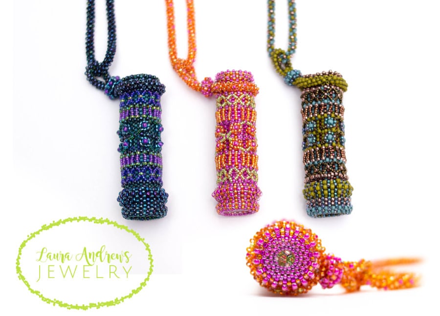 Classes 07/07  11am-5pm - Kabeadoscope Escape Pendant Instruction - Laura Andrews