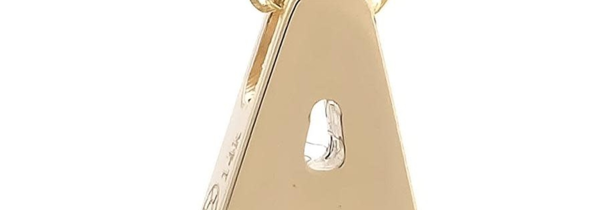 MMJ 14K INITIAL NECKLACE