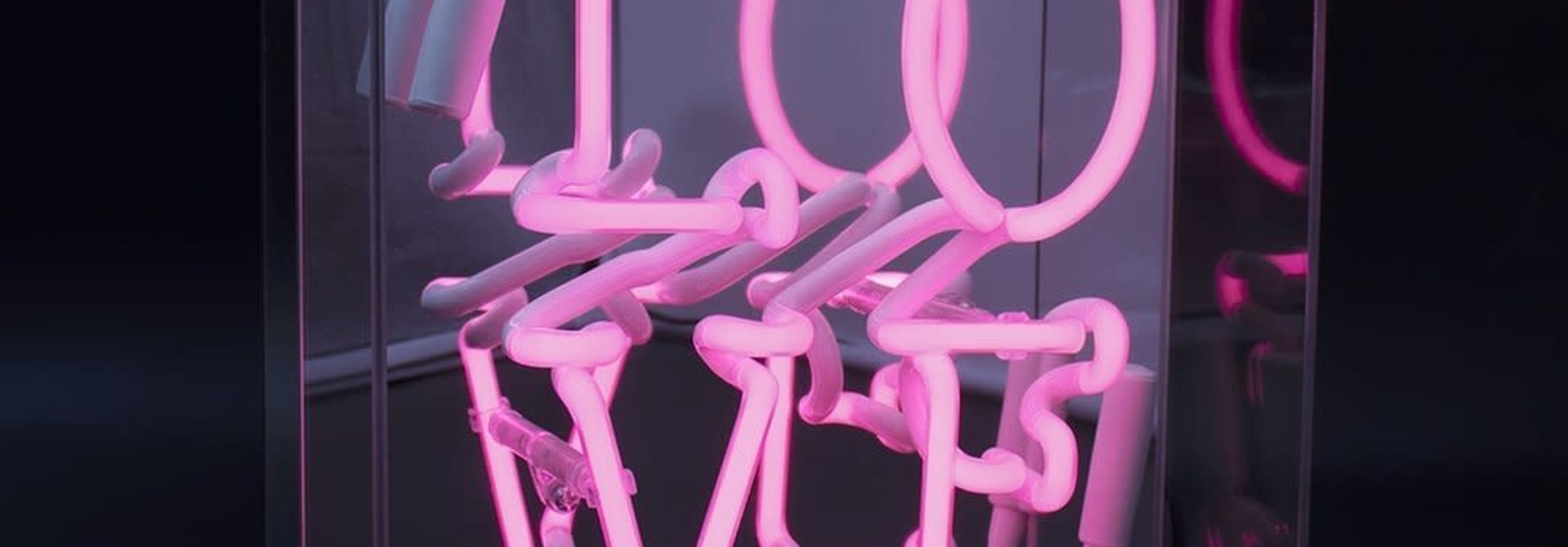 M24 LOVE NEON ART ACRYLIC BOX