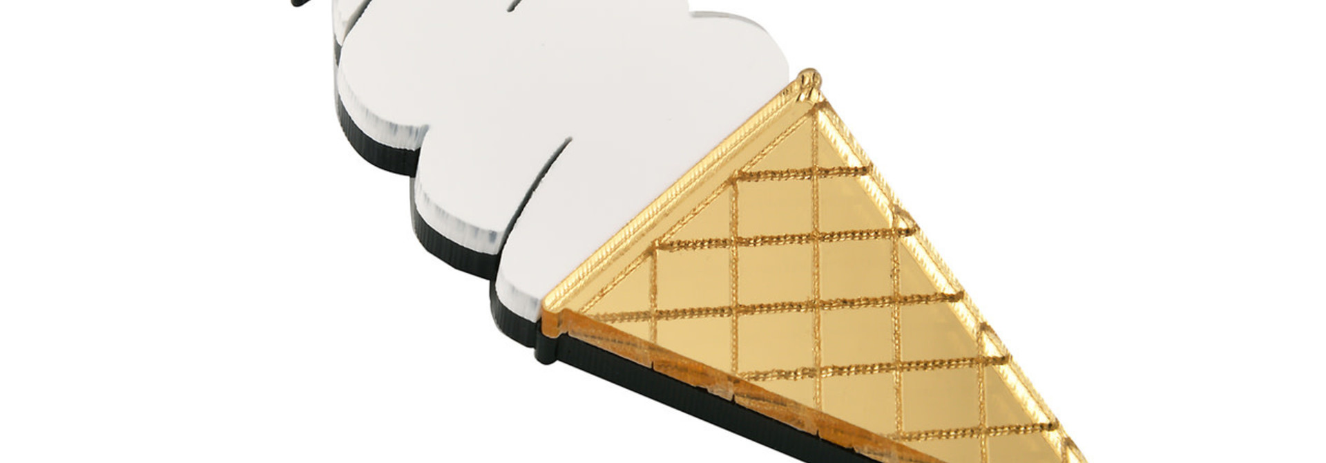 M24 ICE CREAM PIN WHITE