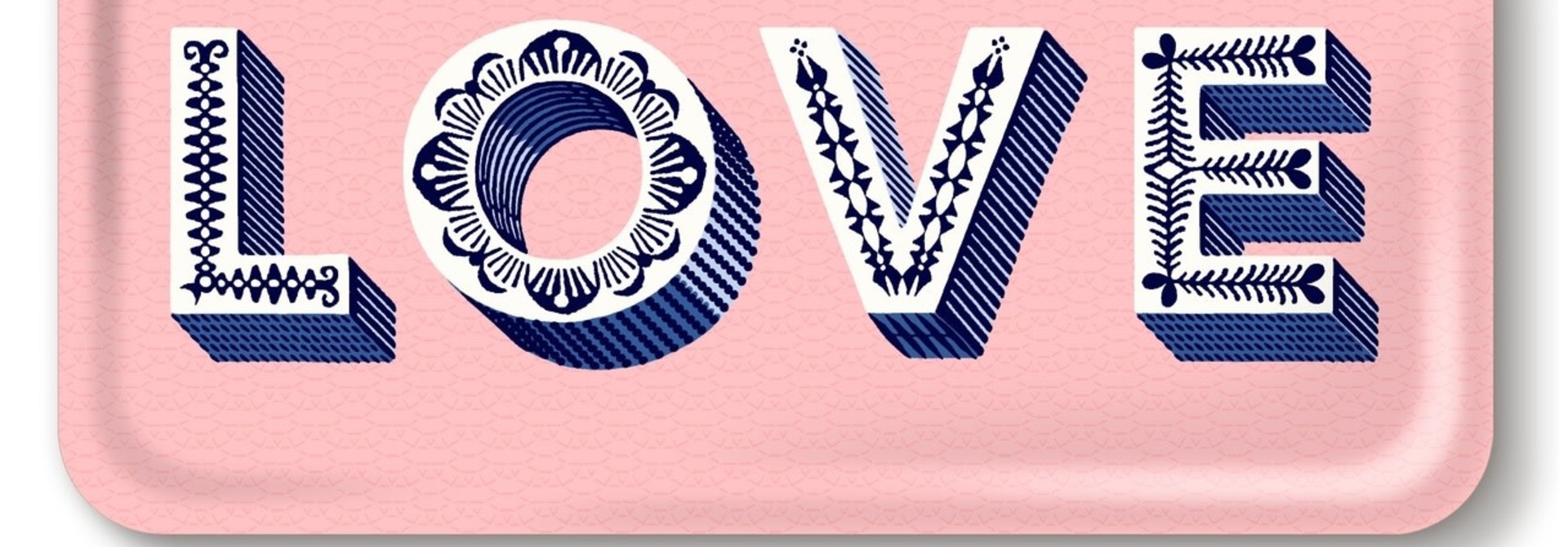 M24 TRAY LOVE, PINK