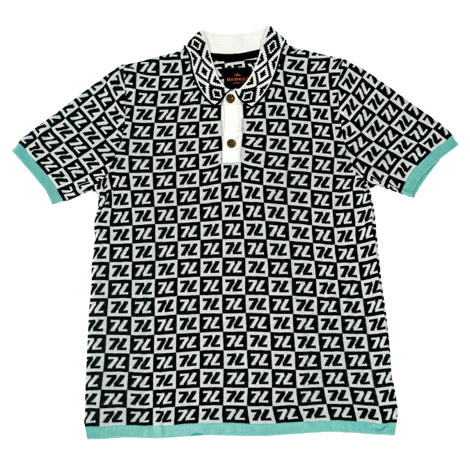 MMM CHECKERED POLO - The Shop In Pop Up Shop LLC