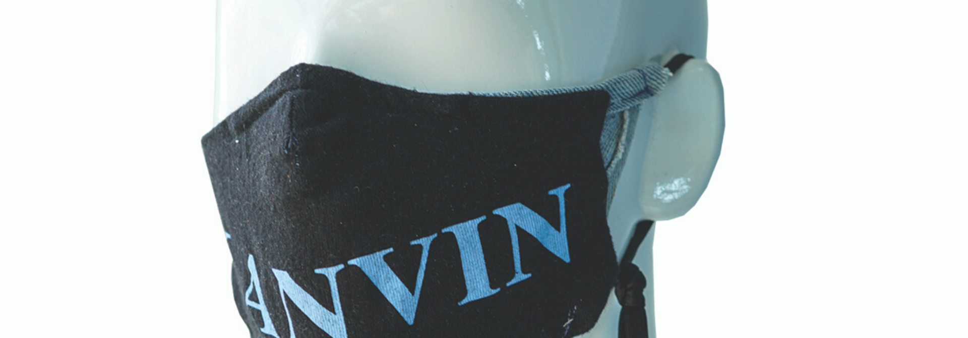 LAST PRGRM REPURPOSED MASK LANVIN BLACK