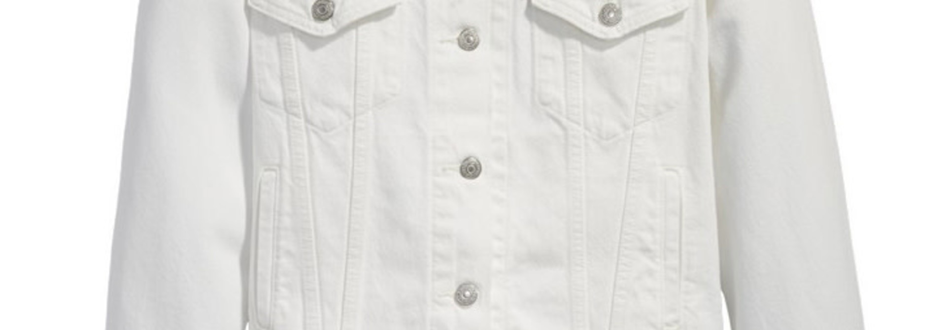 LEVI'S EX BF TRUCKER 29944-00896 WHITE CELL