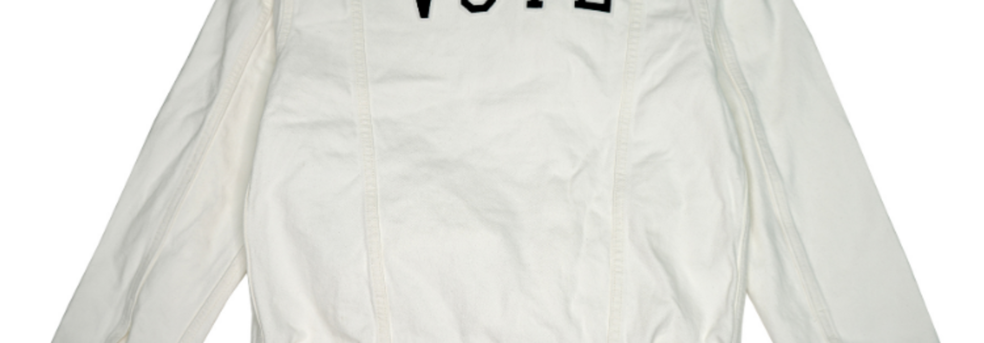 LEVI'S VOTE EX BF TRUCKER WHITE CELL
