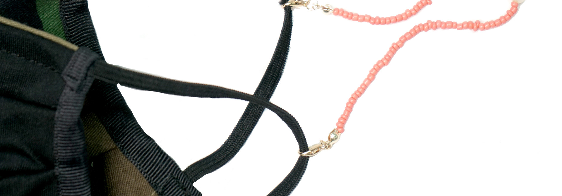 MMJ BEADED MASK HOLDER