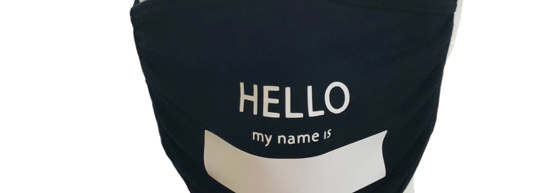 THE SHOP HELLO MY NAME IS MASK