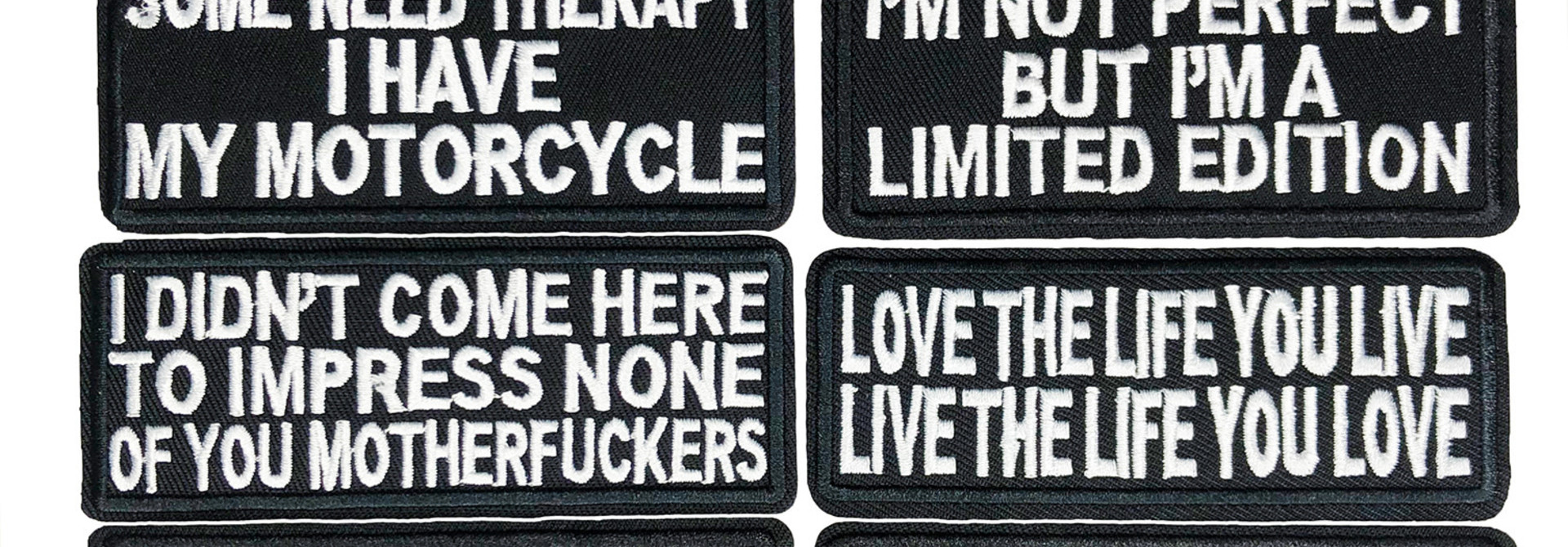THE SHOP 8 STATEMENT PATCHES