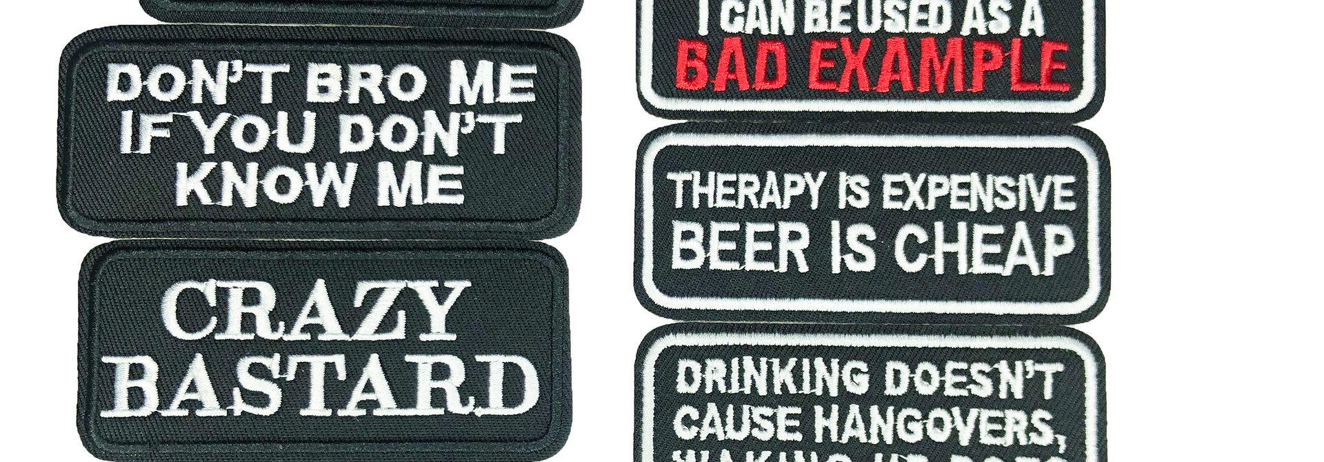THE SHOP 6 STATEMENT PATCHES