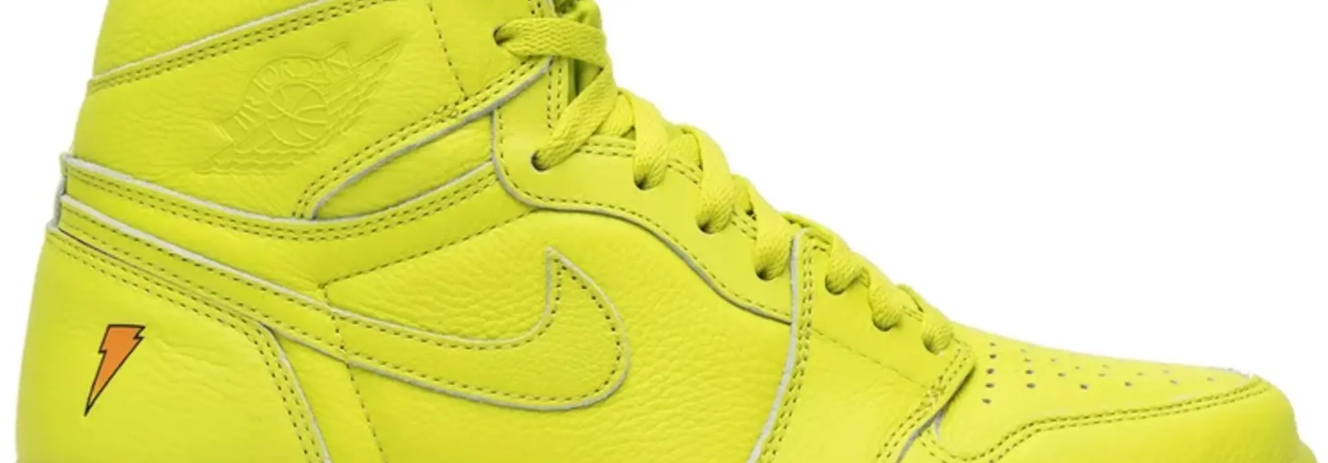 JB AIR JORDAN 1 NEON GREEN GATORADE HIGH TOPS