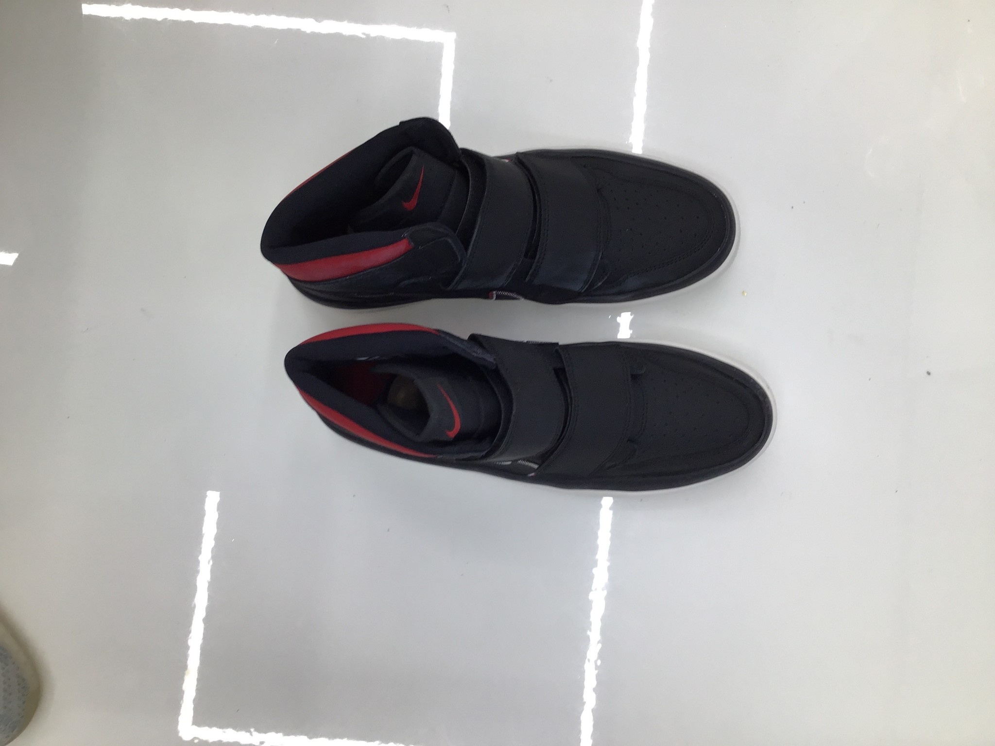 JIMMY BUTLER JB JORDAN 1 HIGH DOUBLE STRAP BLACK GYM RED - The Shop Miami