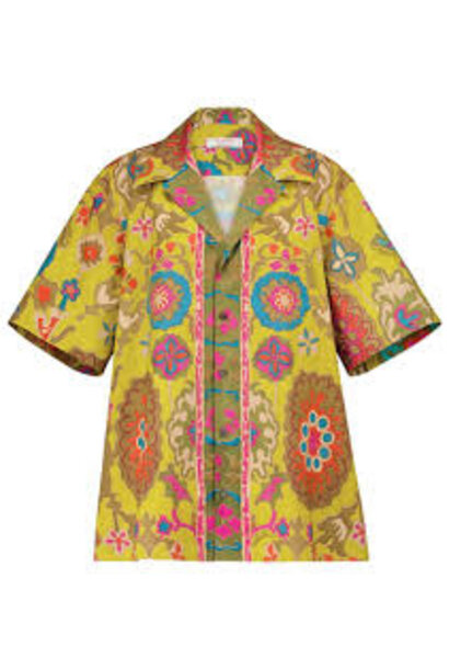 DW VALENTINO ARCHIIVE 67 COLORFUL FLOWER MENS SHIRT