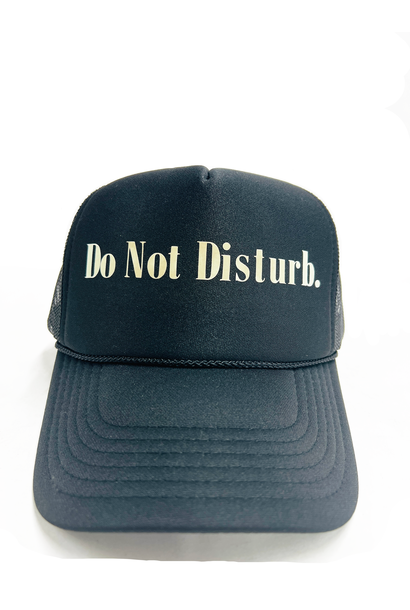 JB "DO NOT DISTURB" BLACK TRUCKER HAT