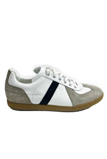 JB DIOR WHITE SUEDE LEATHER B01 GERMAN ARMY TRAINER SIZE 46