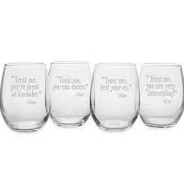 Susquehanna Glass Trust Me You Are Interesting Stemless Glass