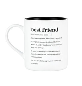 About Face Designs Defined Mug, Best Friend