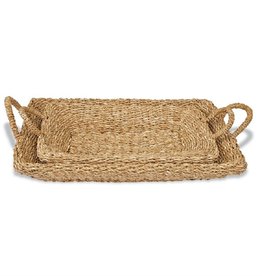 Sea Grass Basket w/Handles Large
