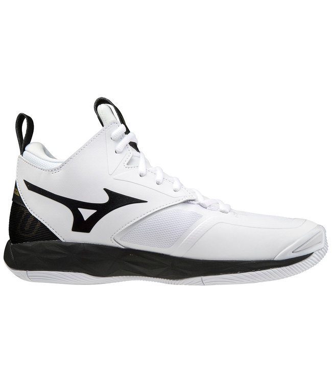 Badminton Mizuno - Homme Wave Hurricane 2 chaussures de sport en salle  Blanc/Jaune/Noir | Quail Ridge Vet