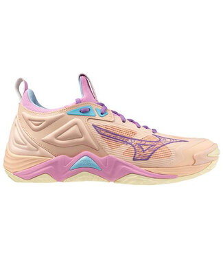 Mizuno Souliers Unisex Édition Spéciale Pêche Wave Momentum 3