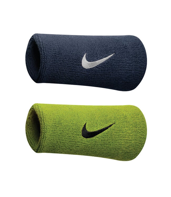 Swoosh Doublewide Wristbands 21