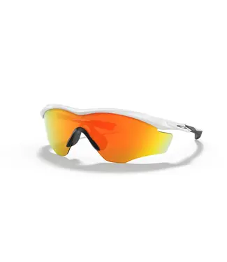 OAKLEY M2 Frame XL Polished White W/ Fire Iridium Sunglasses