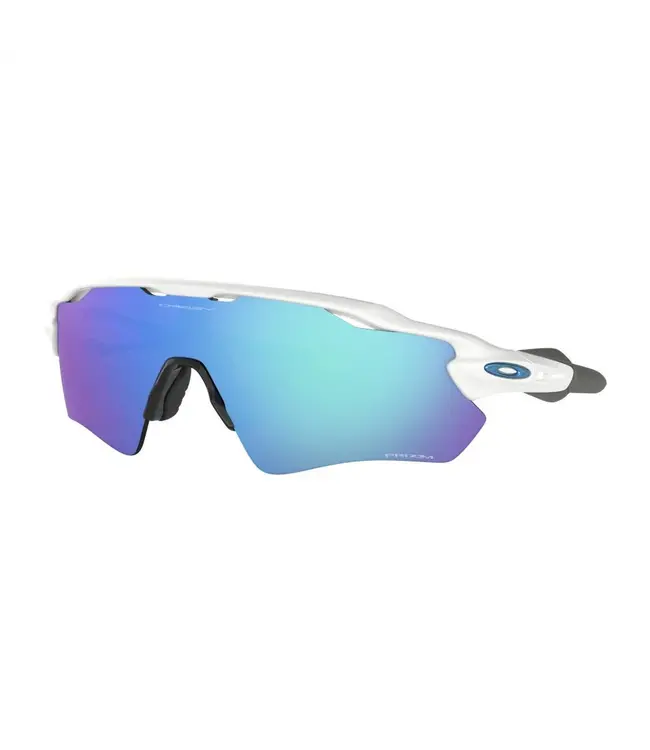 Radar EV Path Polished White W/ Prizm Sapphire Sunglasses