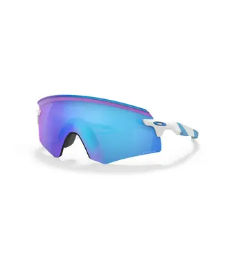 OAKLEY Lunettes de Soleil Encoder Polished White W/ Prizm Sapphire