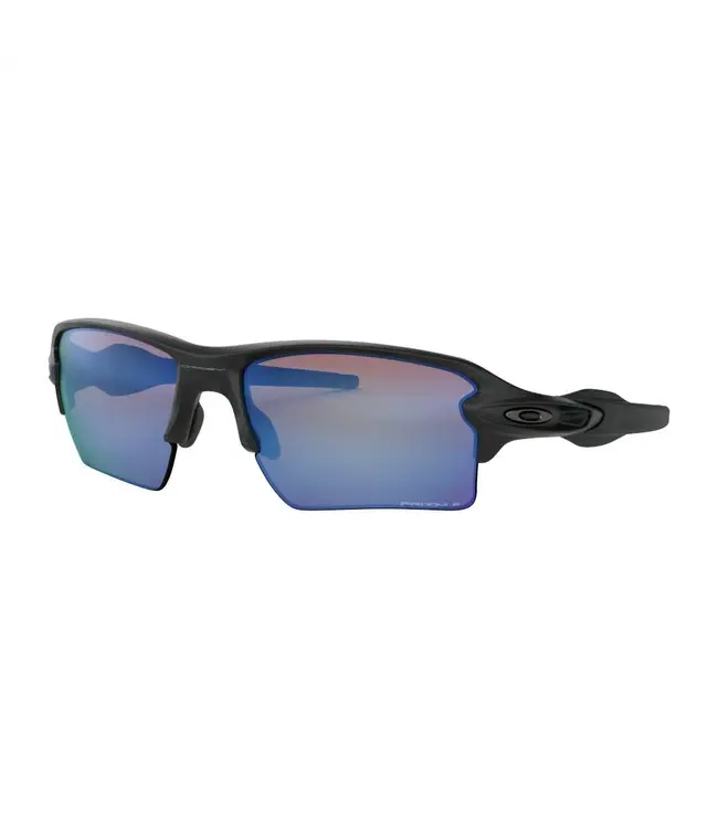 Lunettes de Soleil Polarisées Flak 2.0 XL Matte Black W/ Prizm Deep Water