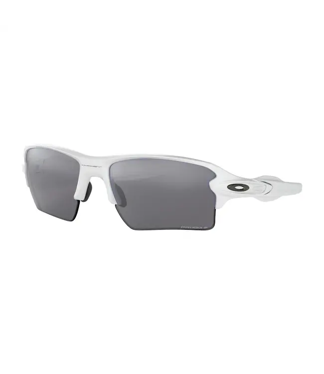 Lunettes de Soleil Polarisées Flak 2.0 XL Polished All White W/ Prizm Black