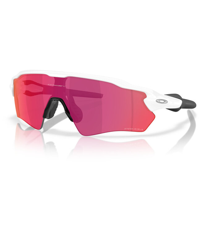 Radar EV S Path Polished White w/ PRIZM Field Sunglasses