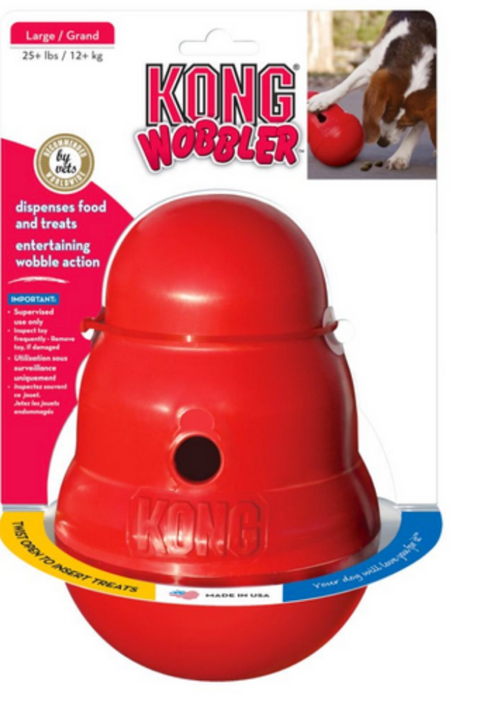 Kong KONG® Wobbler™Treat Dispenser Dog Toy