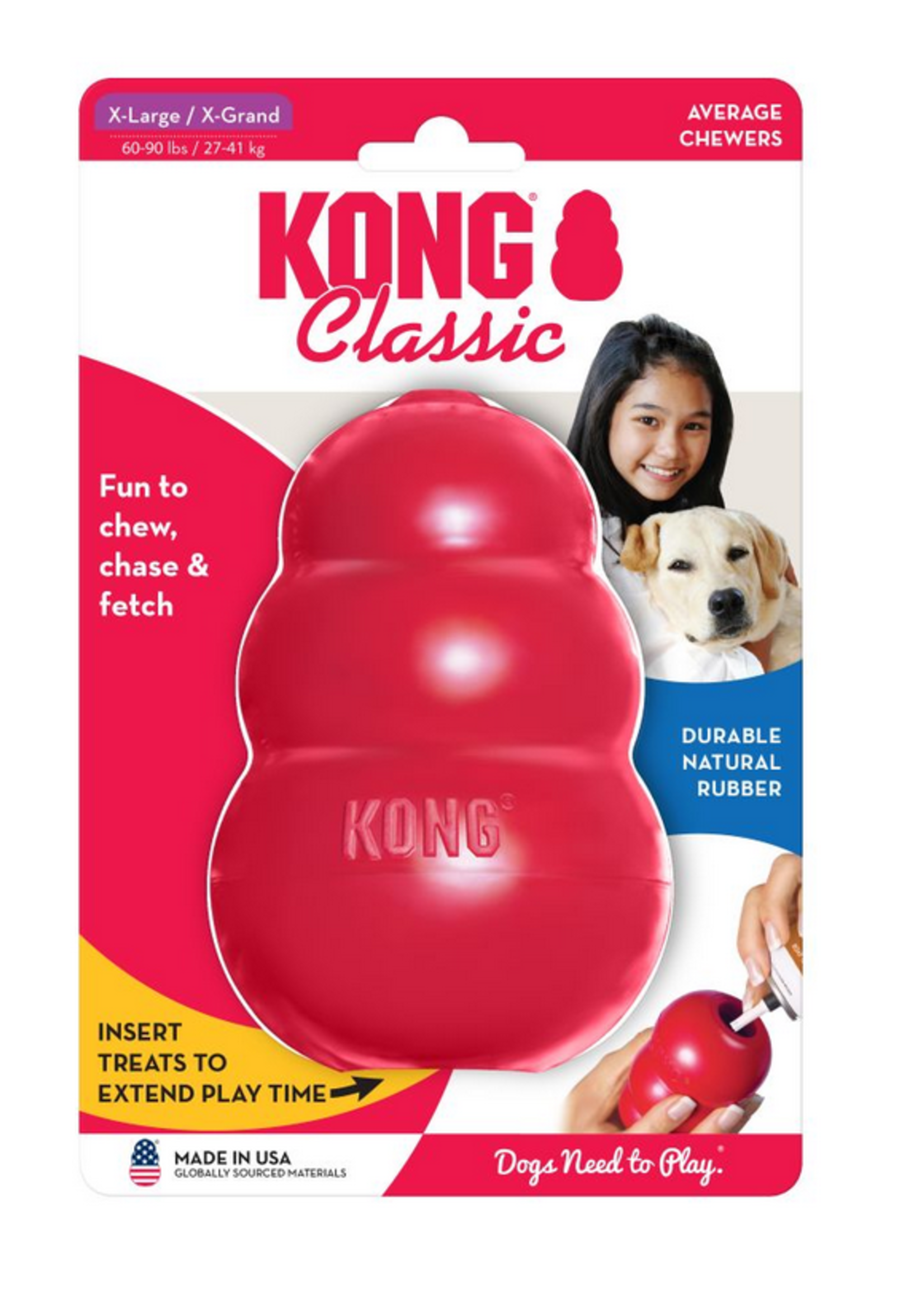 Kong KONG® Classic Dog Toy - Treat Dispensing