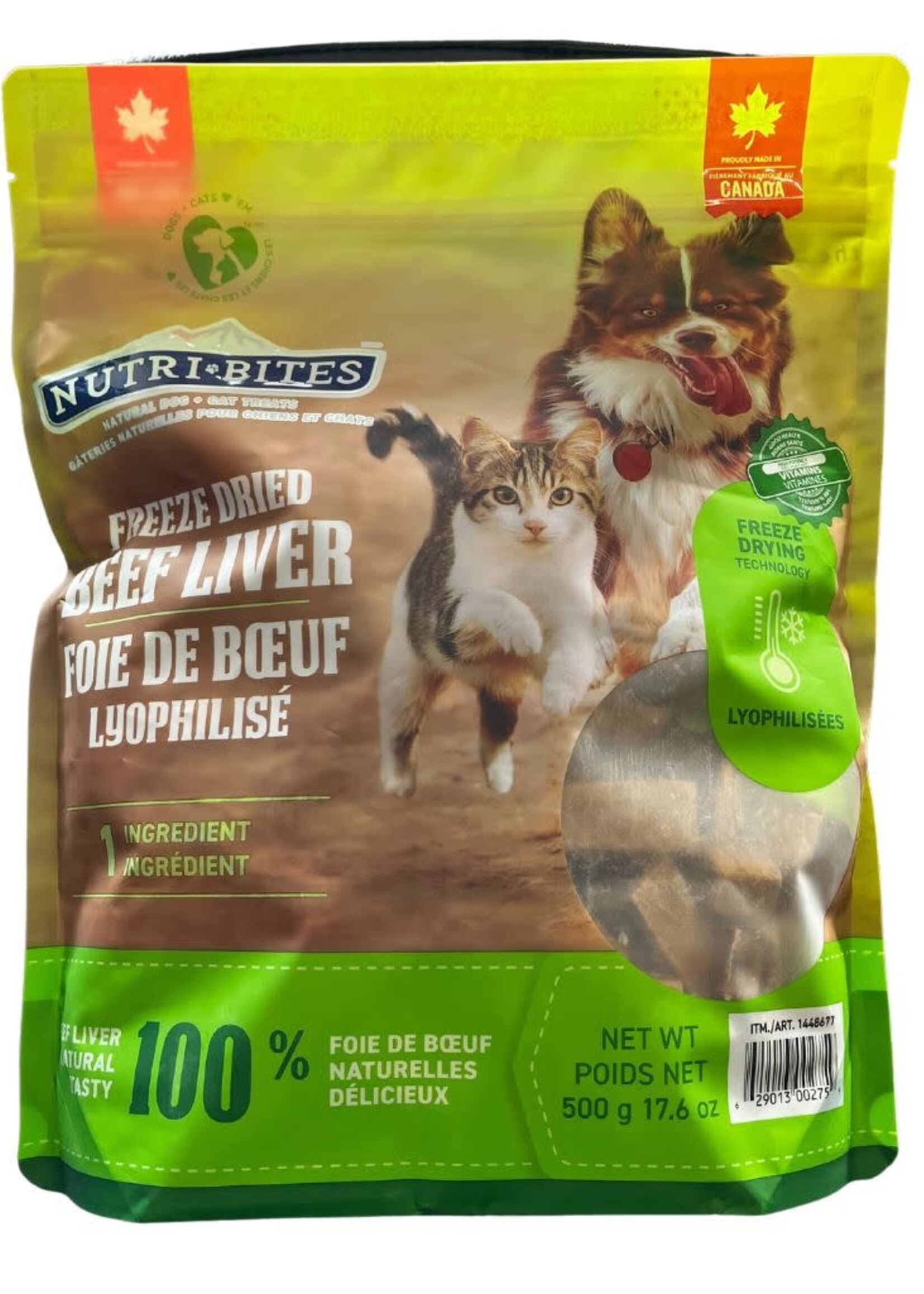 Nutri-Bites Nutri Bites Freeze Dried Liver 500g